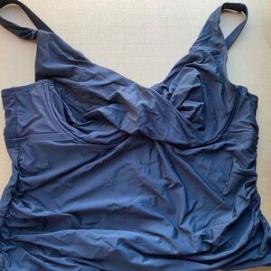 Time & Tru Black Top Corset Bathing Suit. size 2Xl